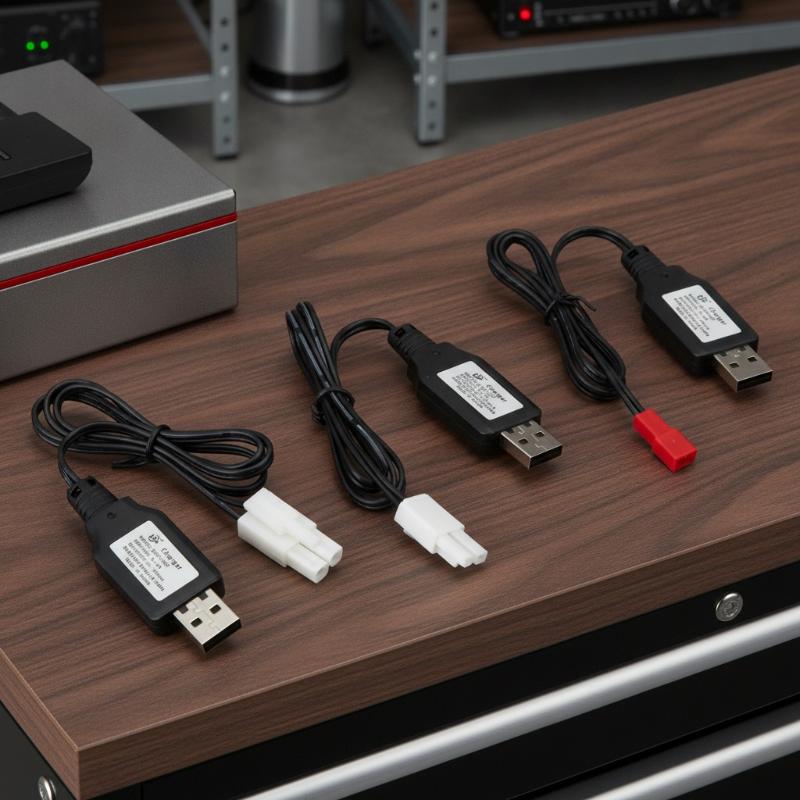 Drone Battery Charger - Langlebige USB 3,7V 500mA Akkuladeeinheiten JST