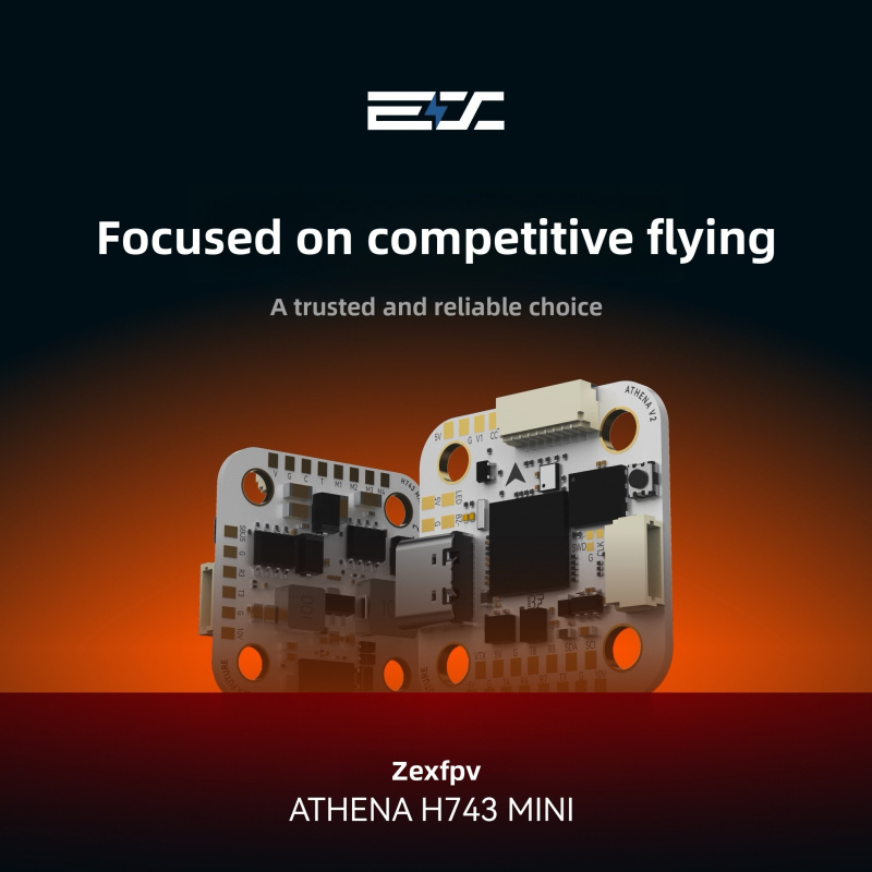 Betaflight Fc - ZEX ATHENA H743 Mini Flugcontroller 80A