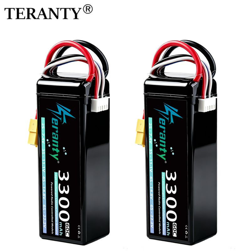 Lipo Battery 4S - TERANTY 4S 3300mAh Lipo-Akku 14,8V 60C