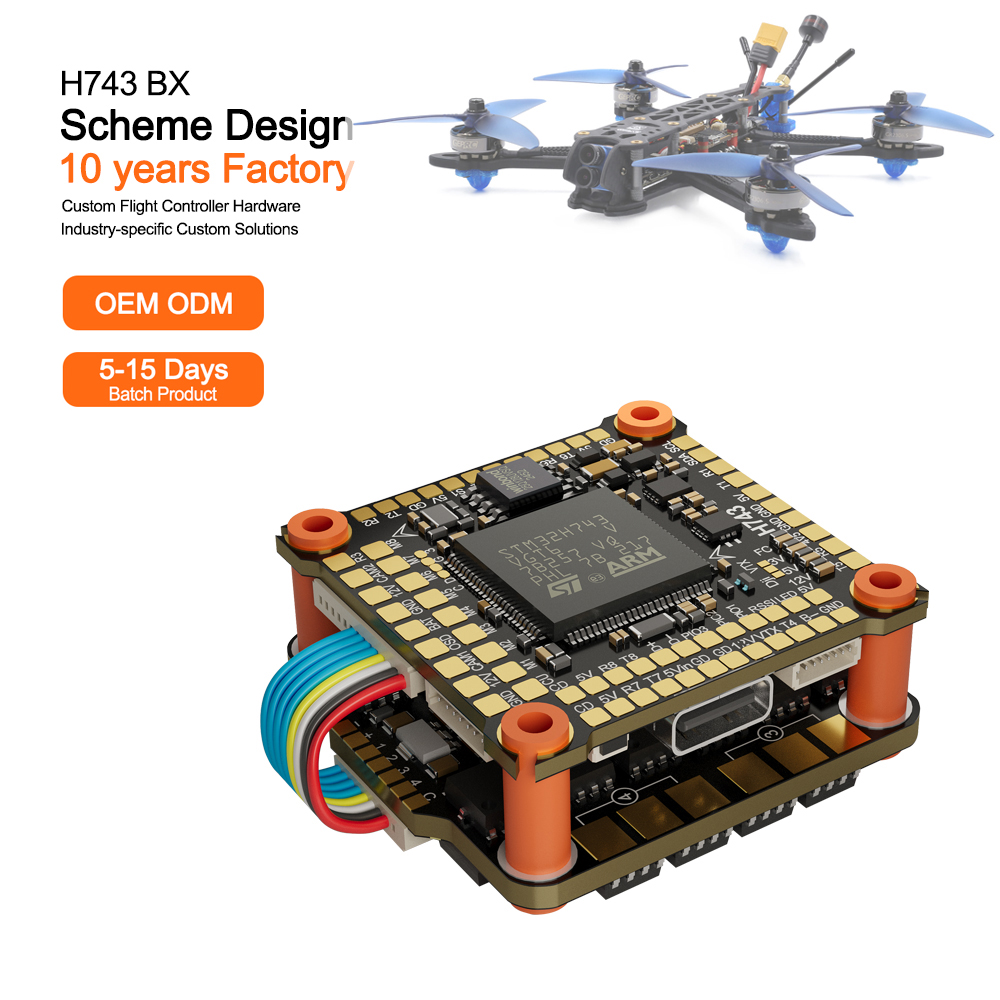 Betaflight Fc - H743 Metall Mark4 Flugcontroller STM32H743 FC