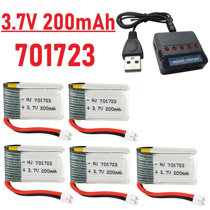 Balance Charger Rc - Upgrade 3,7V 200mAh Akku mit Ladegerät