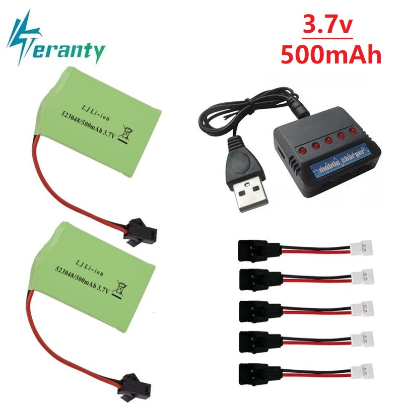 Balance Charger Rc - 3,7V 500mAh 523048 Li-Ionen-Akku + Ladegerät