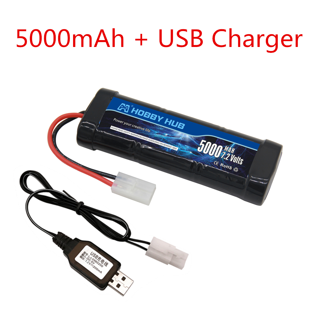 7,2 V 5000 mAh Ni-MH-Akku mit  – Balance Charger Rc Bewertung und Preis