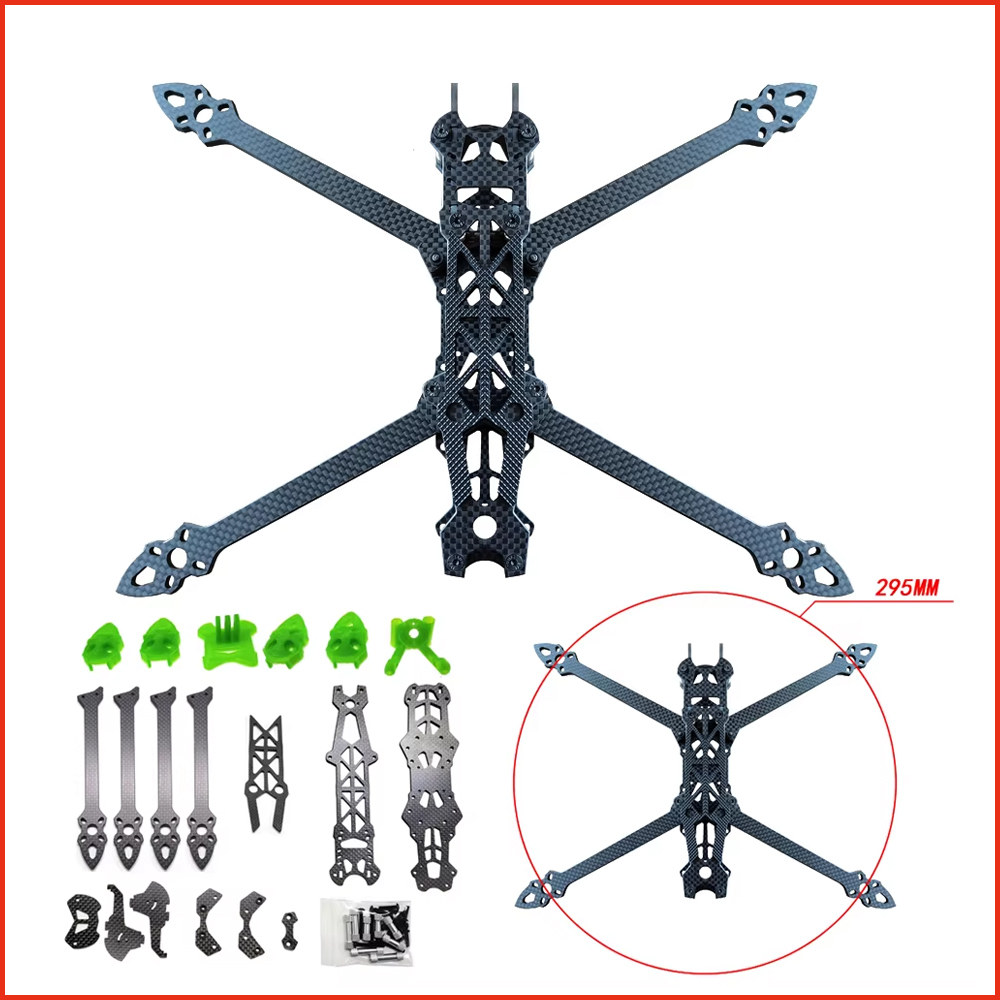 1 stücke mark4 Mark 4 HD 7 Zol – Carbon Fiber Drone Frame Bewertung und Preis