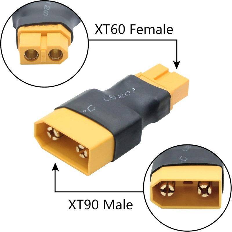 2 Stück XT90 auf XT60 Adapter, – Drone Battery Charger Bewertung und Preis