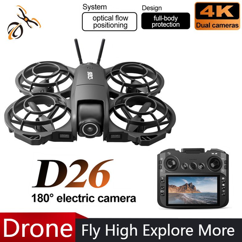 D26 Drohne 4K Luftbild-HD 180  – Brushed Drone Motor Bewertung und Preis