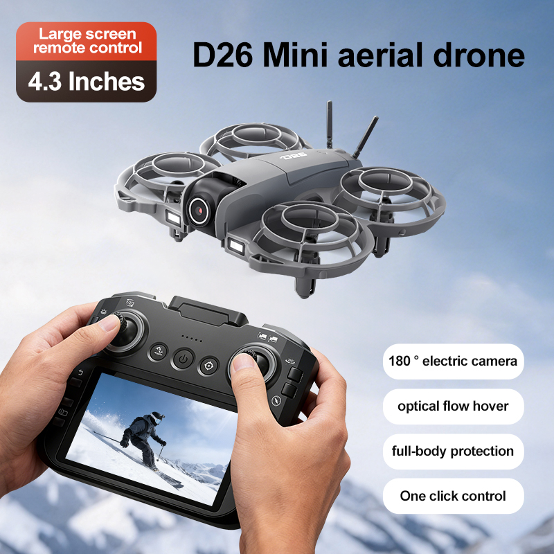 D26 Drohne 4K Luftbild-HD 180  – Brushed Drone Motor Bewertung und Preis