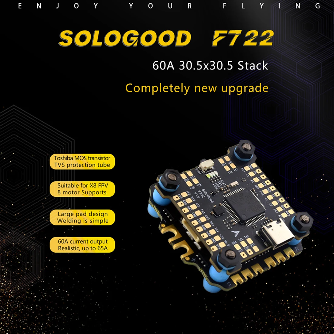 SoloGood F722 60A Stack ICM426 – F722 Flight Controller Bewertung und Preis