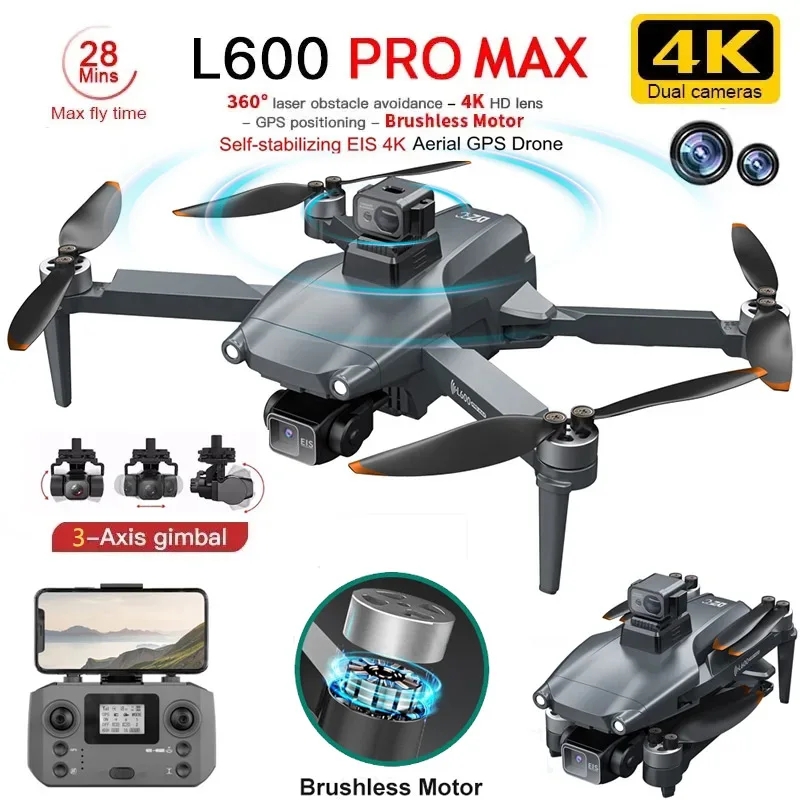 L600 PRO MAX GPS Drone Profess – Brushed Drone Motor Bewertung und Preis