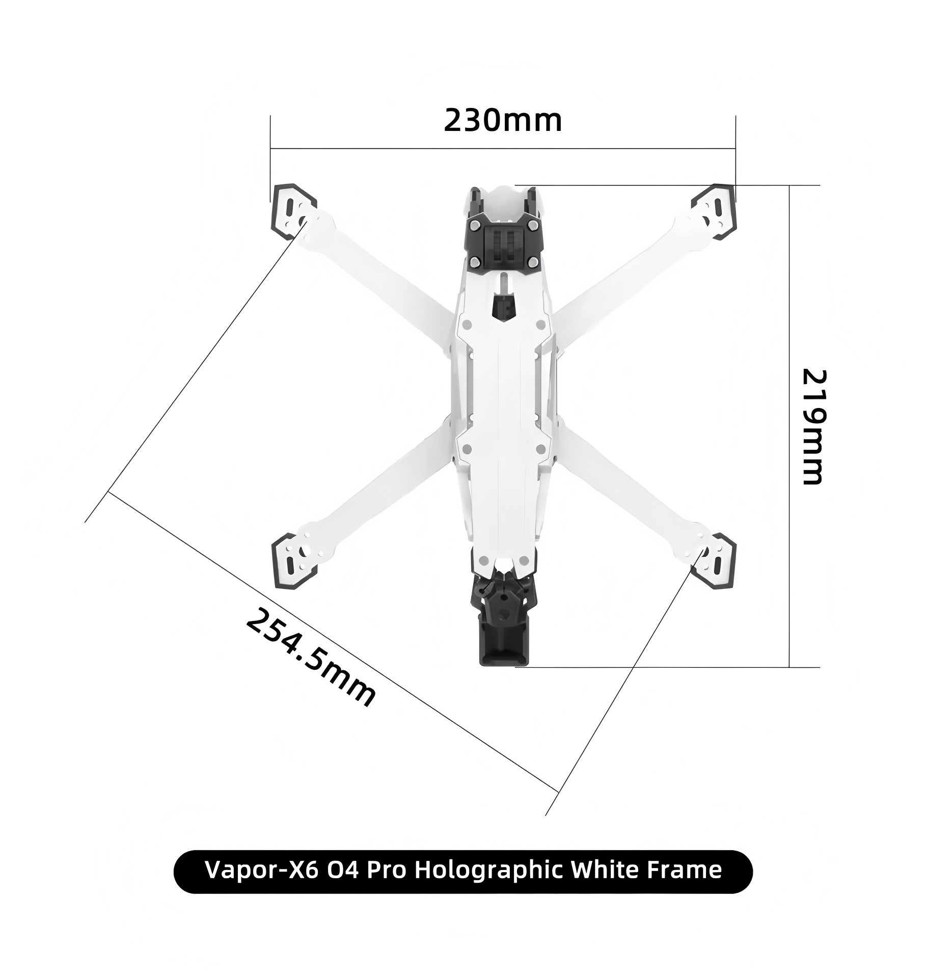 GEPRC Vapor D5/x5/x6 O4 Pro Ra – Carbon Fiber Drone Frame Bewertung und Preis