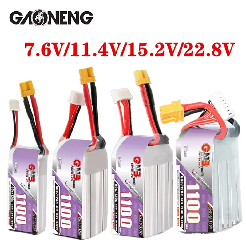 GNB 1100 mAh 2S 3S 4S 6S 60C/1 – Lipo Battery 4S Bewertung und Preis