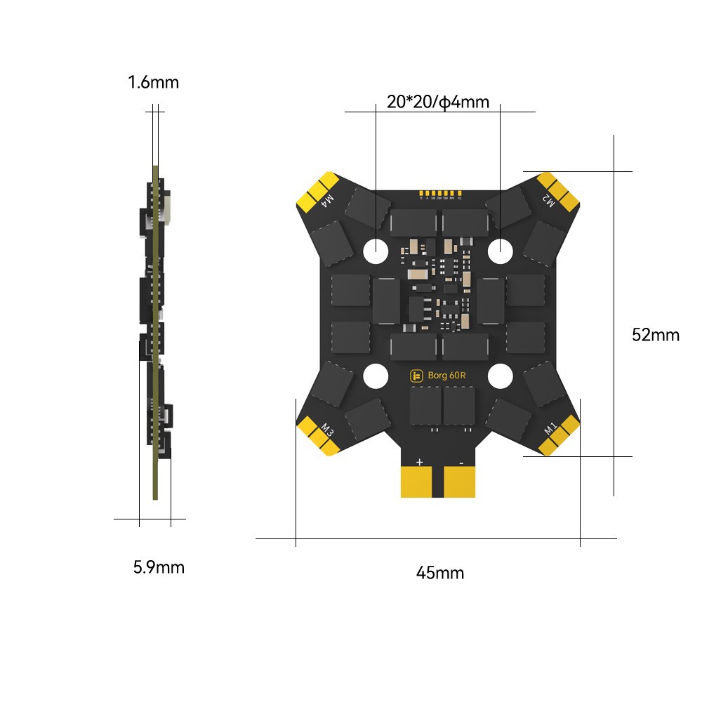 iFlight Borg Mini H7 (ICM42688 – Drone Antenna Bewertung und Preis