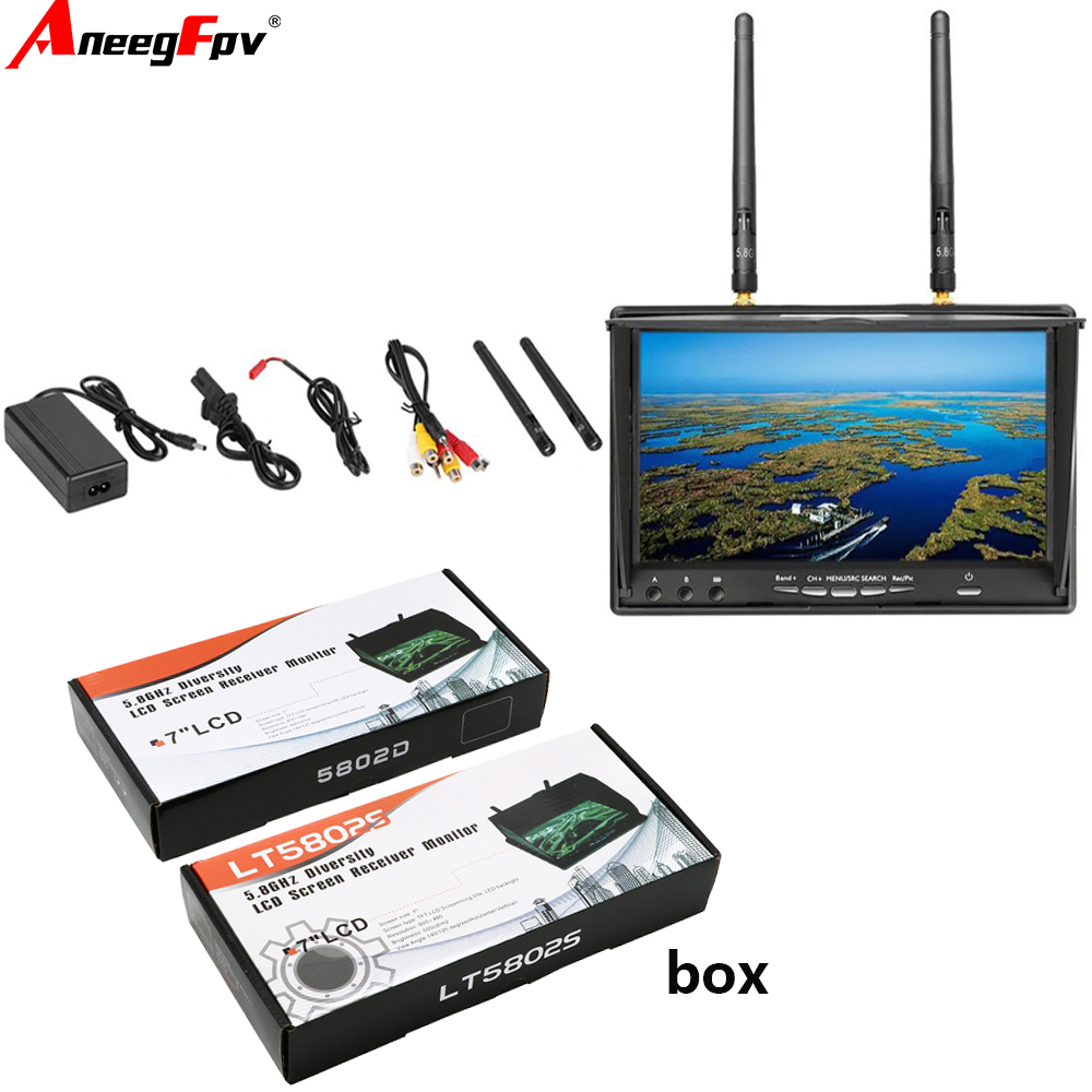 LCD5802D LCD5802S 7-Zoll-5,8 G – Fpv Goggles Bewertung und Preis