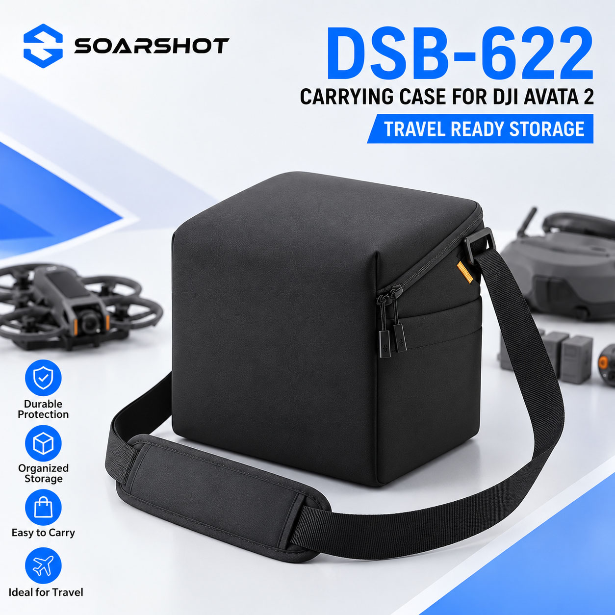 SOARSHOT Tragetasche für DJI A – Drone Goggles Dji Bewertung und Preis